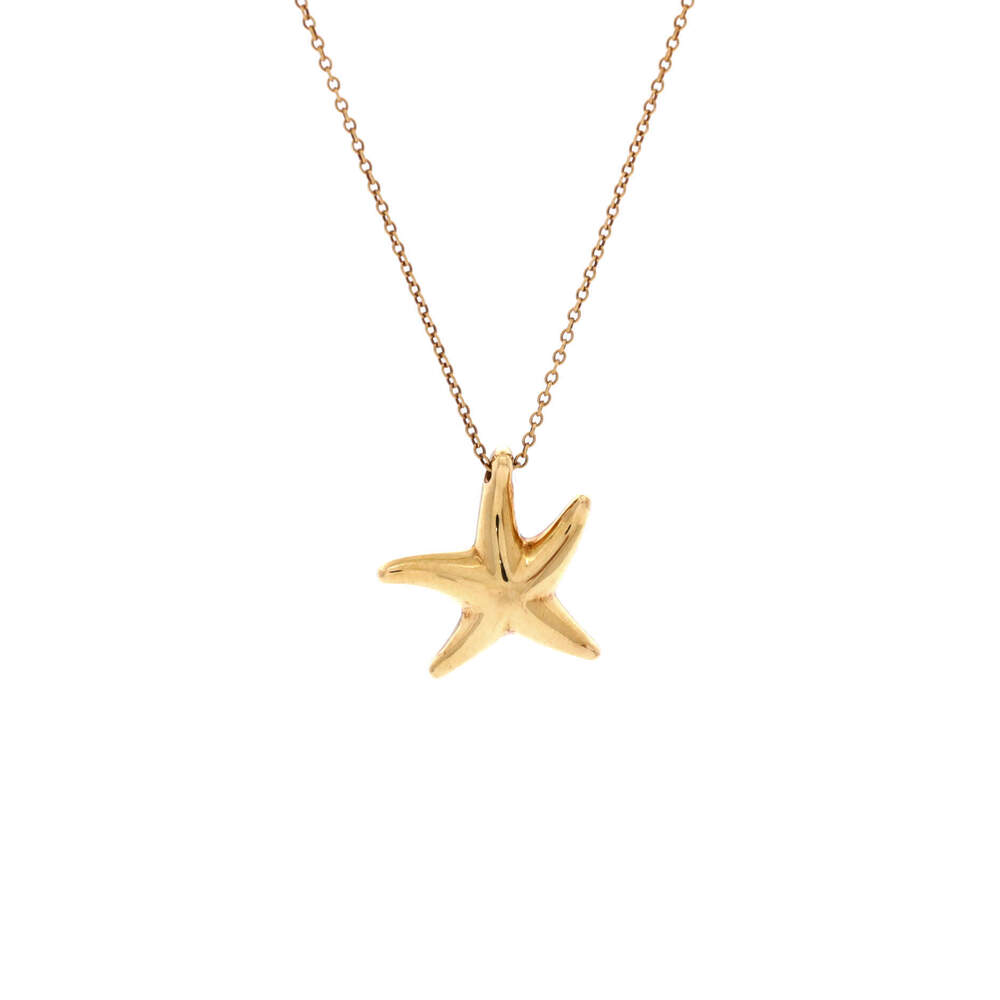 Tiffany & Co. Starfish Pendant Necklace